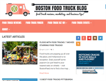 Tablet Screenshot of bostonfoodtruckblog.com